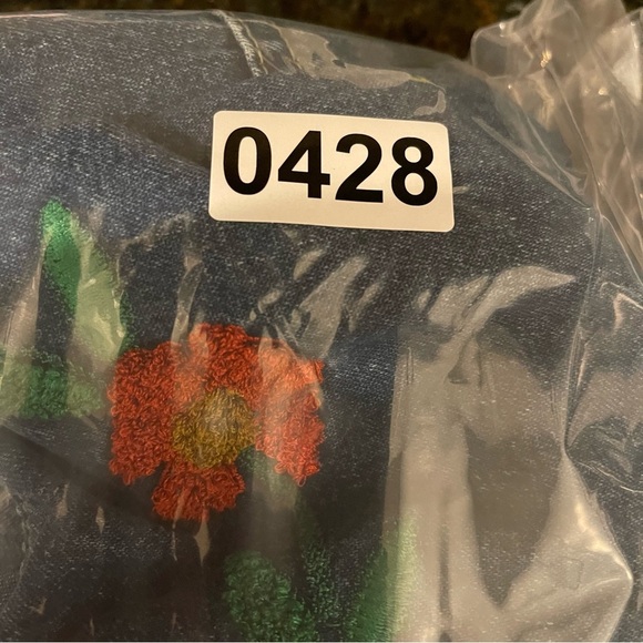 JL NY SPORTS Jean Dress Jumper Women’s Large Vintage Y2K 90s Cottagecore Floral - Picture 8 of 8